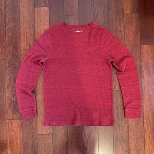 Youth Red Long Sleeve Shirt
